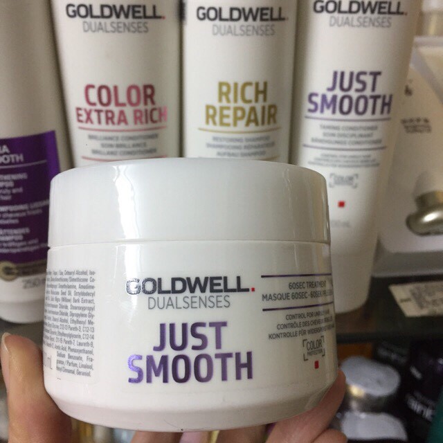 Dầu Hấp Ủ Suôn Mượt 60s Goldwell Dualsenses Just Smooth 200ml