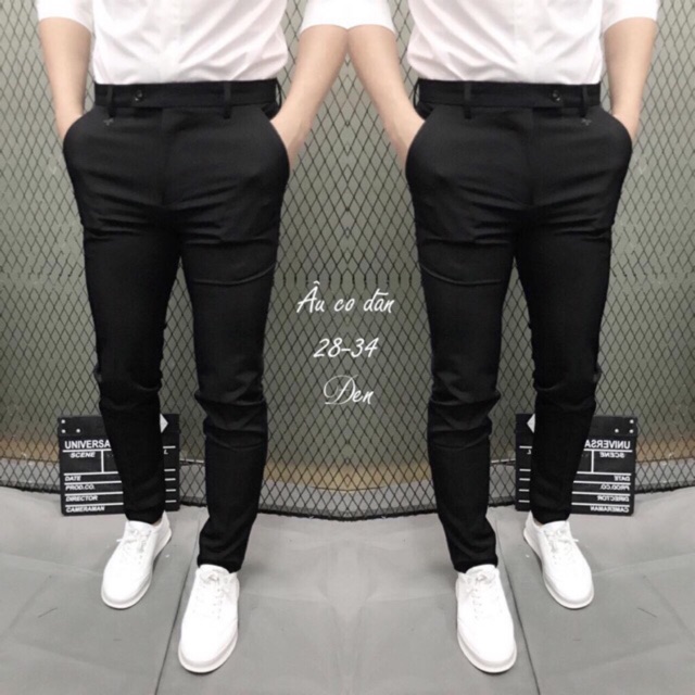 QUẦN TÂY ÂU HÀN QUỐC ÔM CO GIÃN, KO RA MÀU KO BAI XÙ MÀU ĐEN