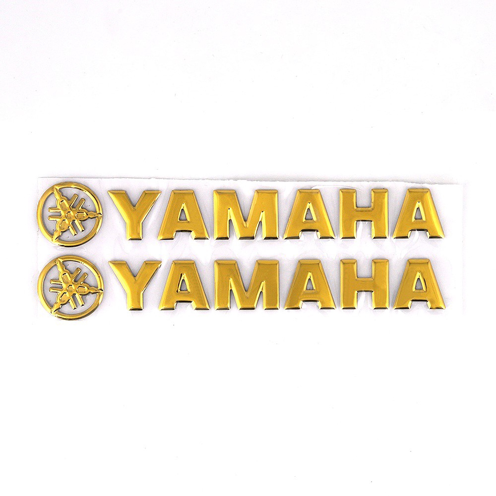 Decal 3d hình logo của Yamaha Honda Suzuki
