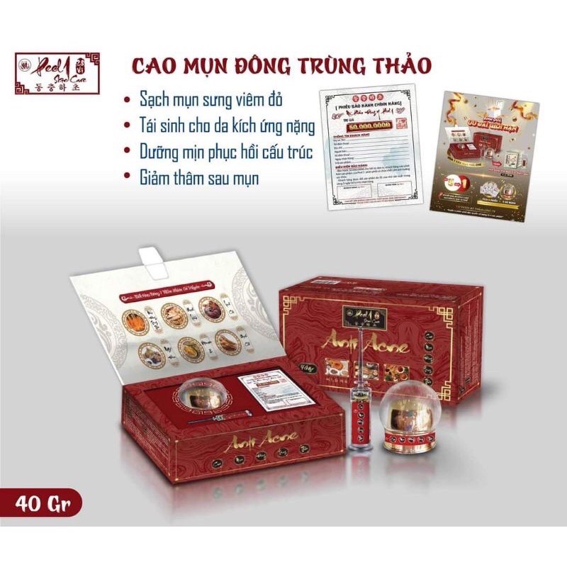 Cao mụn đông trùng hạ thảo Peel 1 - Kem làm sạch mụn đông y - Hady comestic