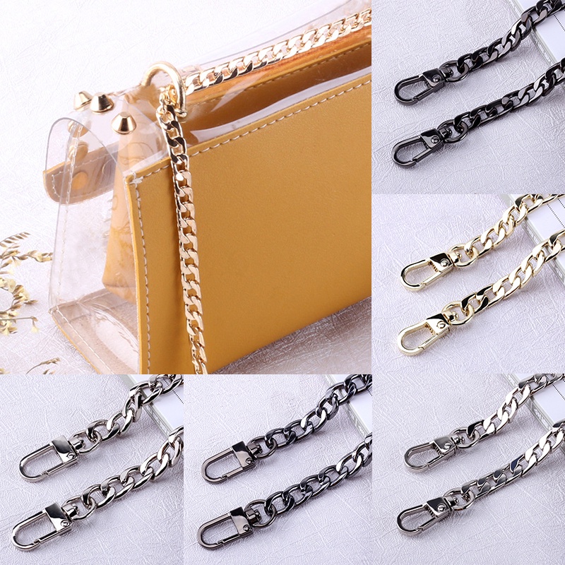 Dây Xích Bằng Hợp Kim Màu Vàng Đeo Túi Xách Thời Trang Sang Trọng Cho Nữ