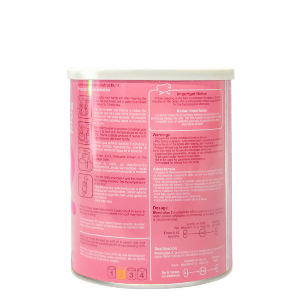 [CHÍNH HÃNG] Sữa Bột Blemil Plus 2 - Hộp 400g