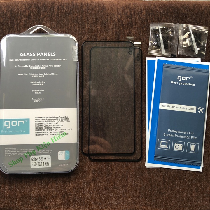 Cường lực full Samsung S21 FE loại Gor