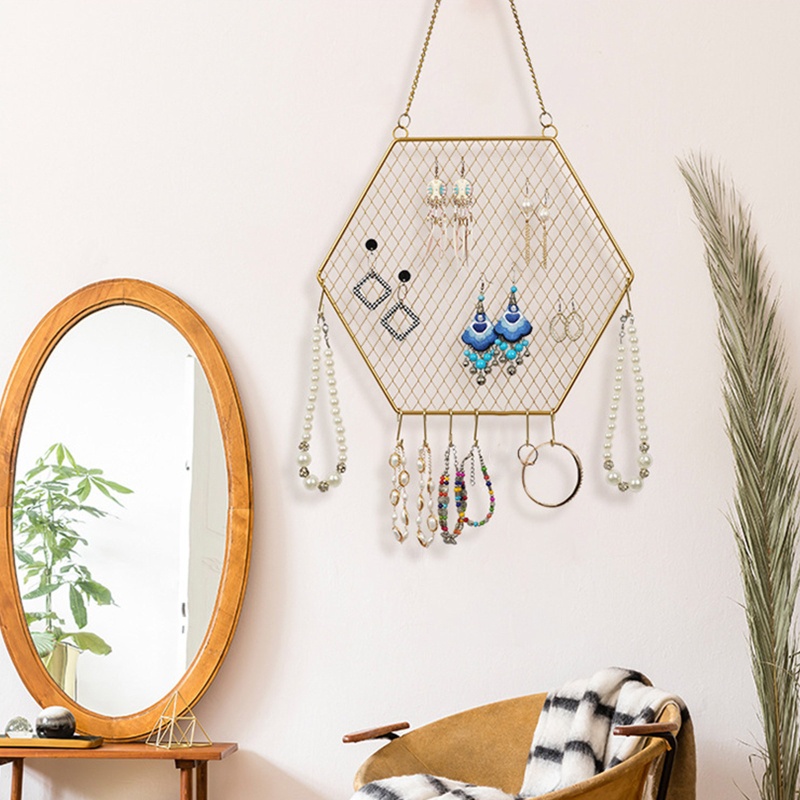 Giá Đỡ Trưng Bày Bông Tai Gắn Tường Tiện Lợi