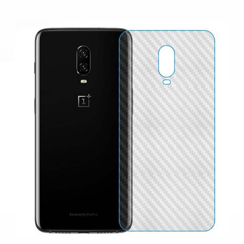 (mua 1 Take 1) Oneplus 7 Pro 6 6t Carbon Fiber 2 Miếng Dán Bảo Vệ Lưng Điện Thoại