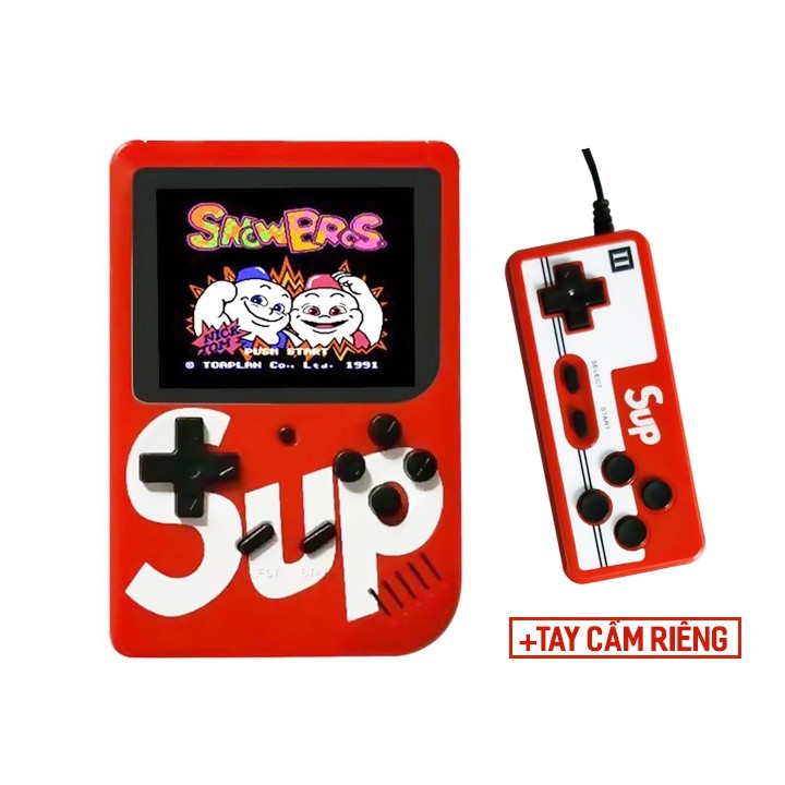 Máy chơi game đôi  Sup hơn 400 trò chơi cổ điển - Kèm 1 tay game rời