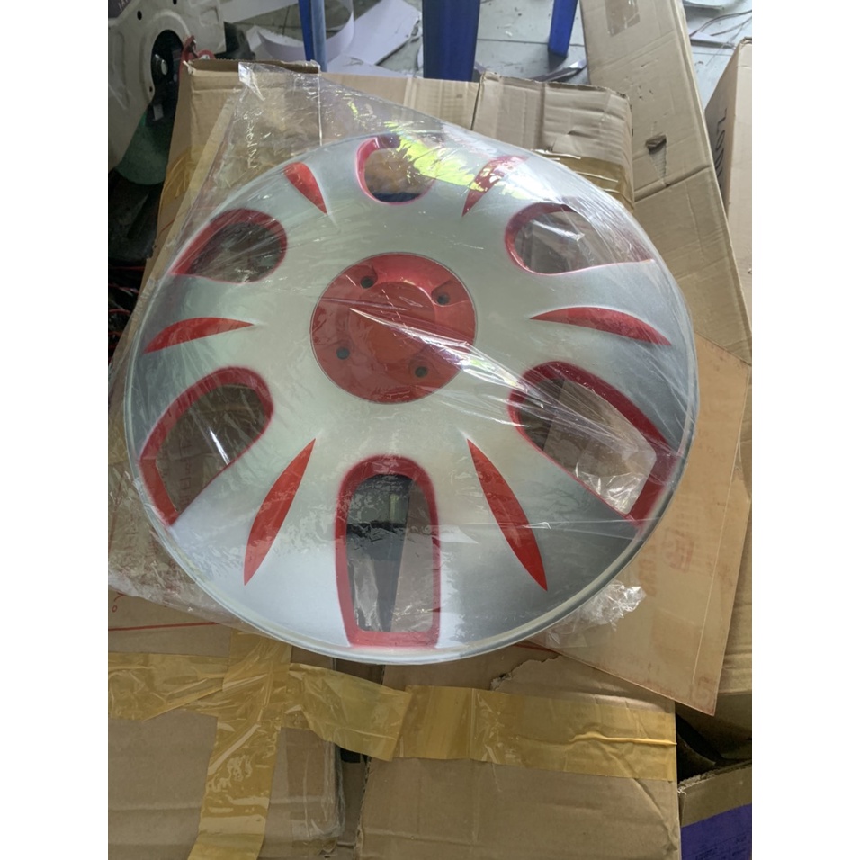 Chụp mâm r16 6 lỗ sơn sẵn , bảo hành sơn 12 tháng , có bass bắt bán kèm
