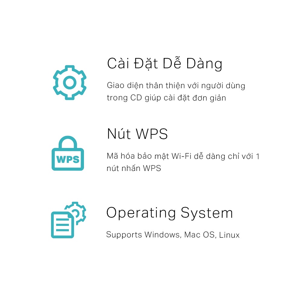 USB Thu Wifi 802.11 - 150 Mbps chipset Realtek RTL8188EUS - TP-Link Chính Hãng