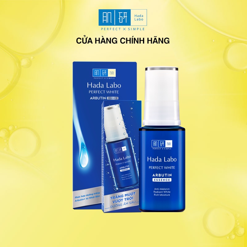 [Mã FMCGMALL -8% đơn 250K] Tinh chất dưỡng trắng cô đặc Hada Labo Perfect White Essence 30g