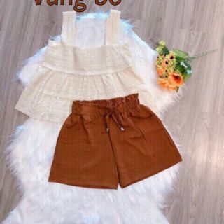 [ Rẻ vô địch ] Quần sooc đũi nữ siêu mát