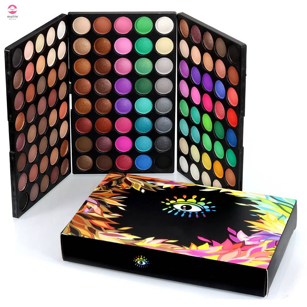 120 Colors Eyeshadow Palette Cosmetics Makeup 3 Layers Eye Shadow Combo Palette Set Beauty Tools