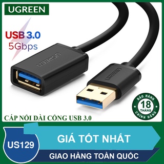 Dây cáp nối dài cổng usb 3.0 - tốc độ truyền 5gbps - ugreen us129