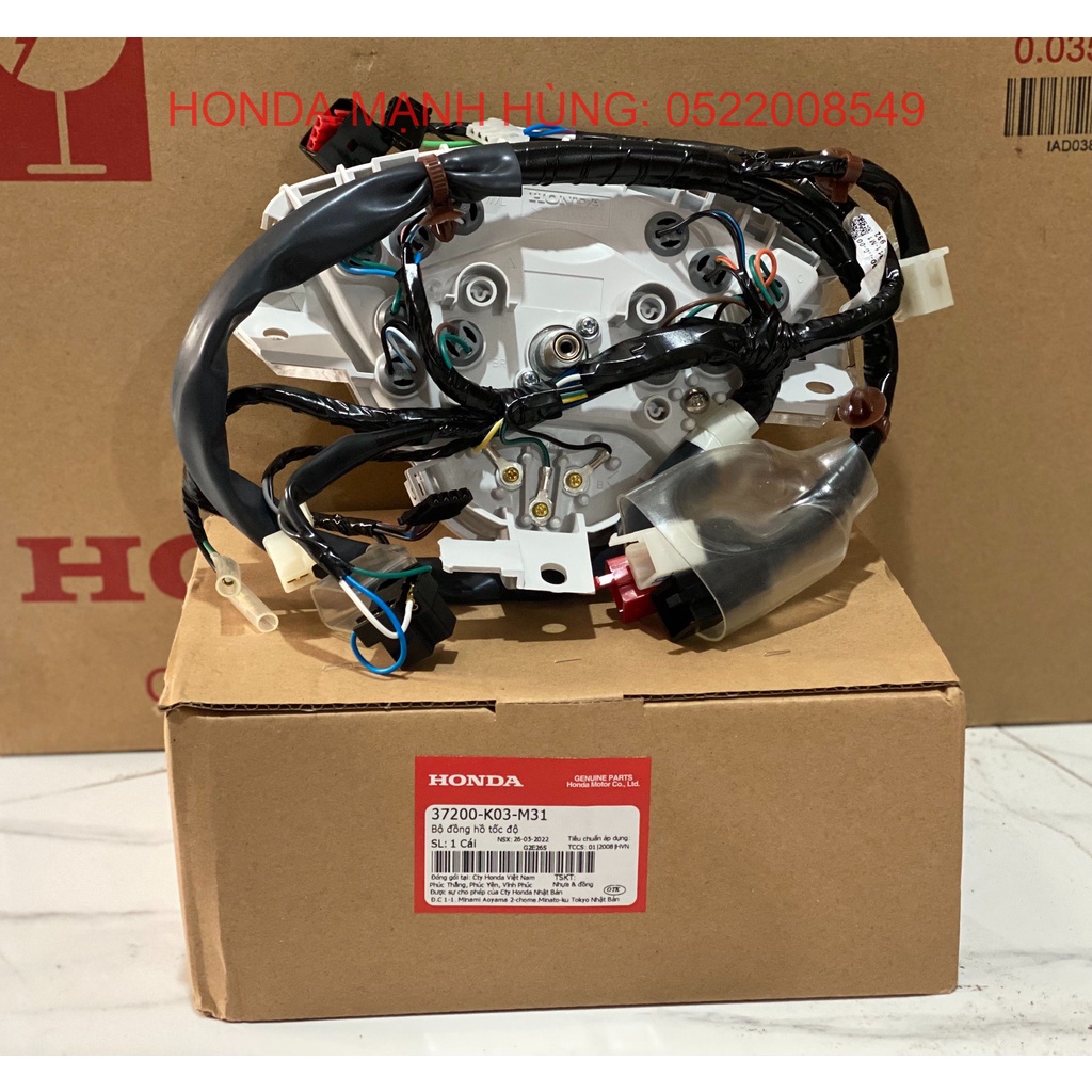 Bộ đồng hồ tốc độ - cụm đồng hồ công tơ mét HONDA WAVE RSX110 năm 2014. 37200K03M31