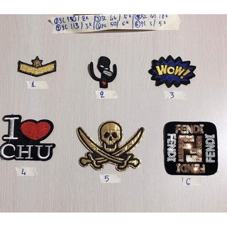 Set 5 hình sticker hình thêu mẫu độc đáo (ko keo)