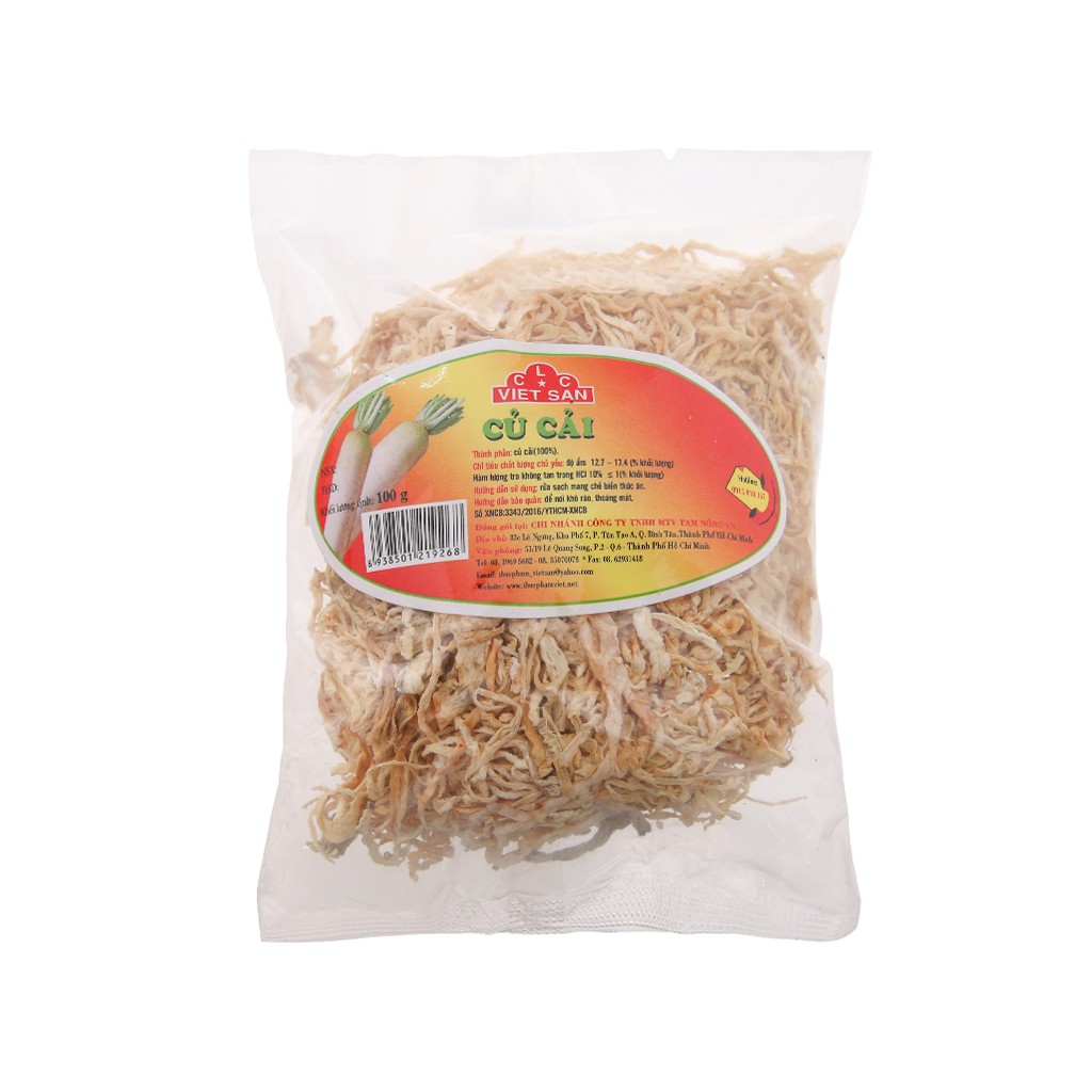 Củ cải khô Việt San gói 100g