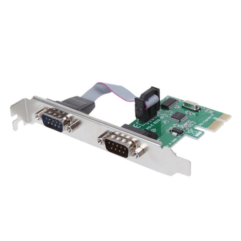 Card Chuyển Đổi Pci-E Pci Sang Serial Db9 Rs232 Serial Serial 2 Cổng