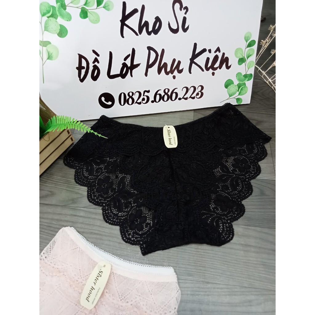 Quần Lót Ren Gợi Cảm Sexy Kháng Khuẩn Siêu Mỏng Xuyên Thấu Nhiều Màu | BigBuy360 - bigbuy360.vn