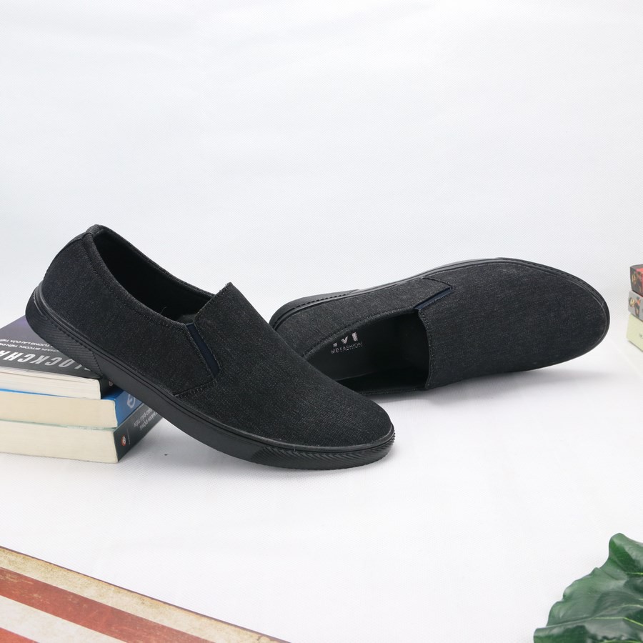 Giày lười nam đen [FREESHIP] HN212 shop Hân Nhi chuyên giày mọi nam giá rẻ | BigBuy360 - bigbuy360.vn