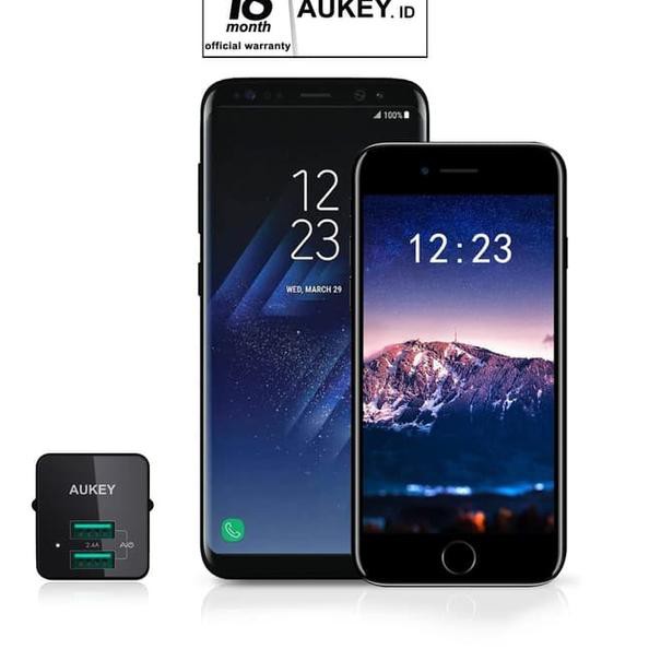 AUKEY Bộ sạc gắn tường 2 cổng PA-U32 Mini