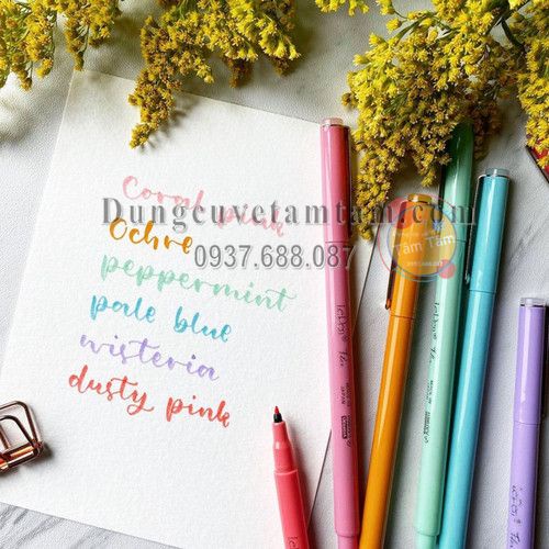 Bút LePen Flex Đầu Brush Marvy 4800 - Dụng cụ vẽ Tâm Tâm