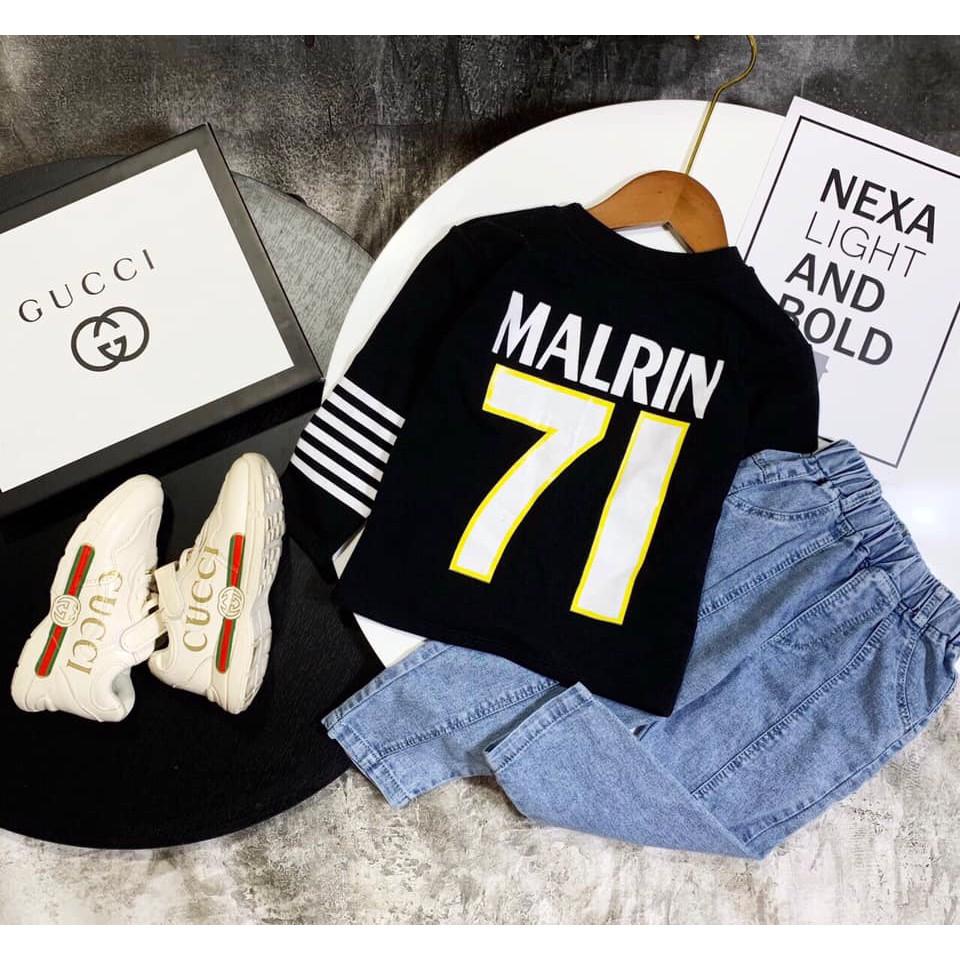 SIZE 8-36KG: Bộ Malin 71 quần jeans đẳng cấp cho bé trai bé gái - B44