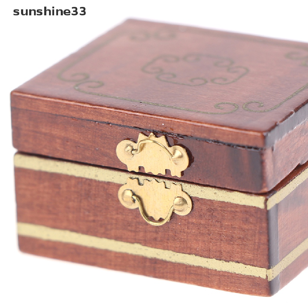 1 Hộp Đựng Trang Sức Mini Trang Trí Nhà Búp Bê DIY