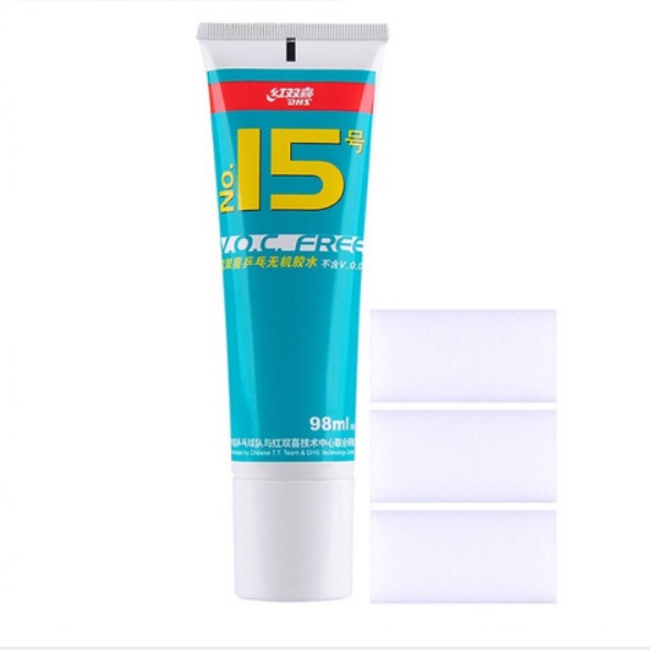 Keo sữa bóng bàn chuyên dụng DHS 15 dễ dán, lột keo, không mùi dung tích 98ml - shop bóng bàn giá rẻ