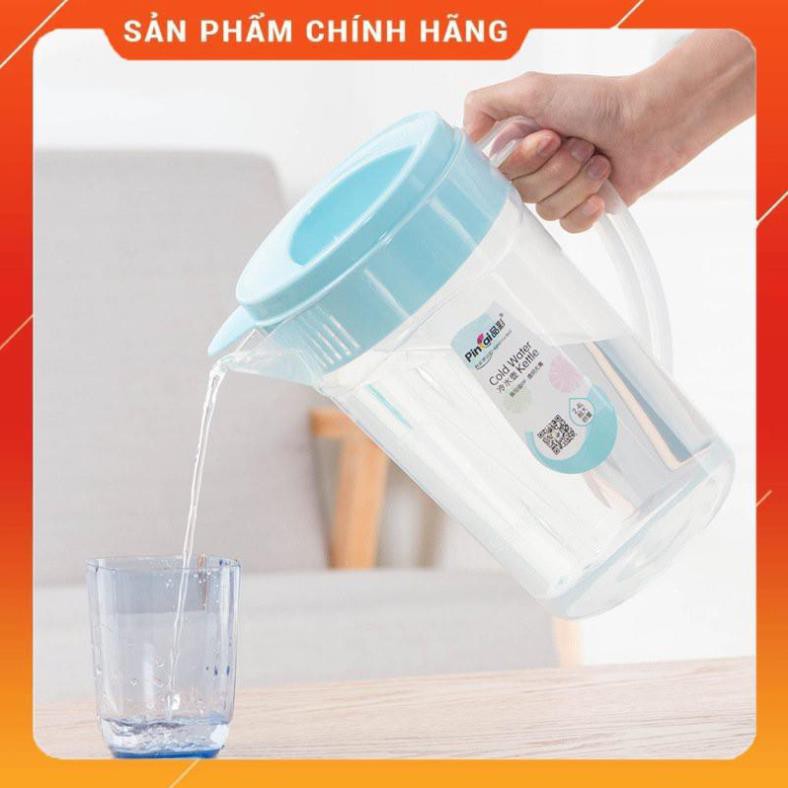 CHÍNH HÃNG -  Bình đựng nước nhựa gia đình có tay cầm cao cấp 2400ml,bình nhựa đựng nước uống gia đình MT 3222