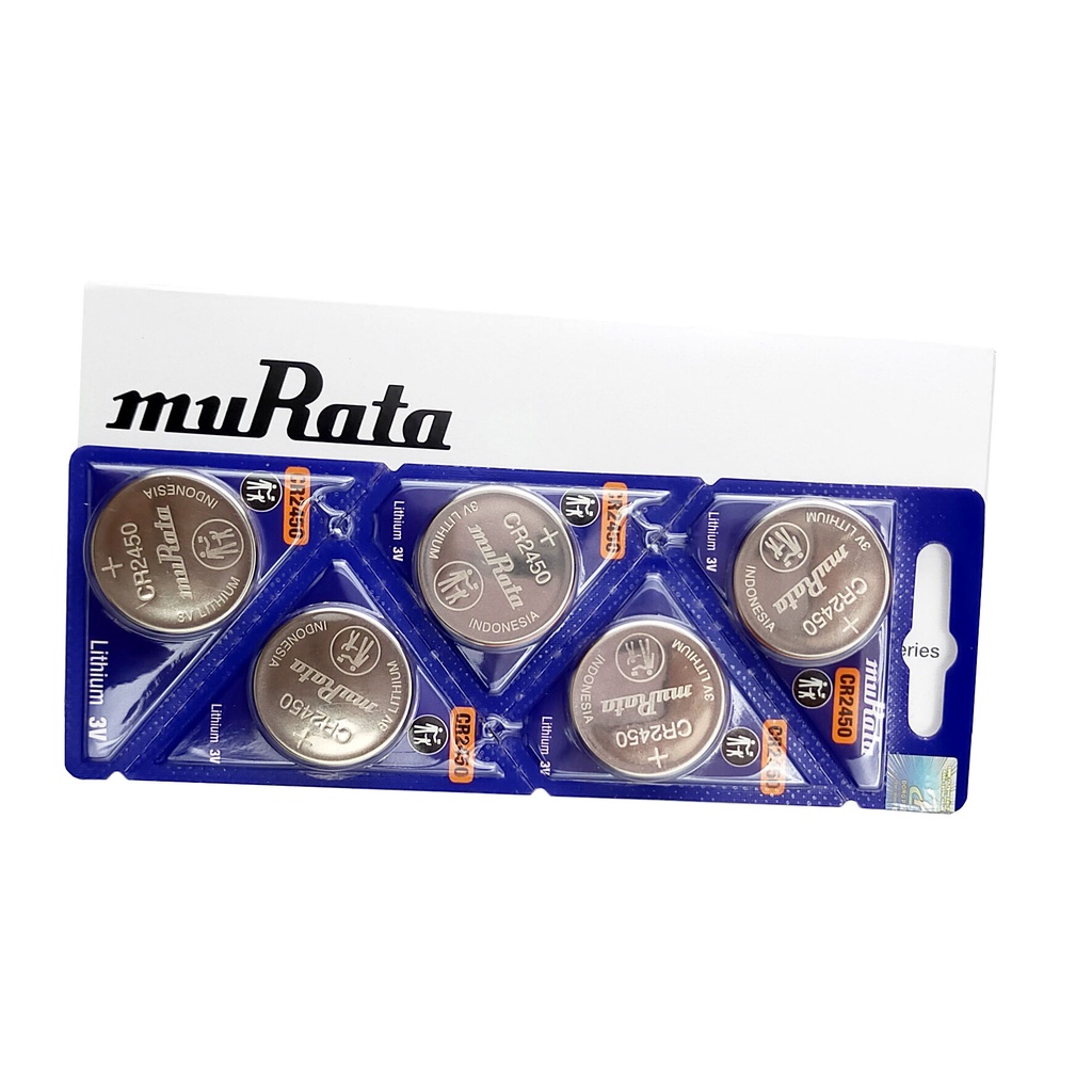 [NK CHÍNH HÃNG] Pin Khuy Cúc Áo MURATA CR2450 3V Lithium dùng cho remote, chìa khóa điện tử ô tô, xe máy, máy tính...