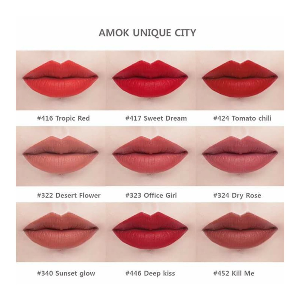 SON AMOK UNIQUE CITY TECHNICAL MATTE LIPSTICK