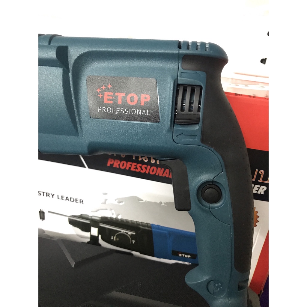 [FREESHIP] Máy khoan đục bê tông 3 chức năng ETOP XH-2026 - tặng 5 mũi khoan( Bảo hành dài hạn)