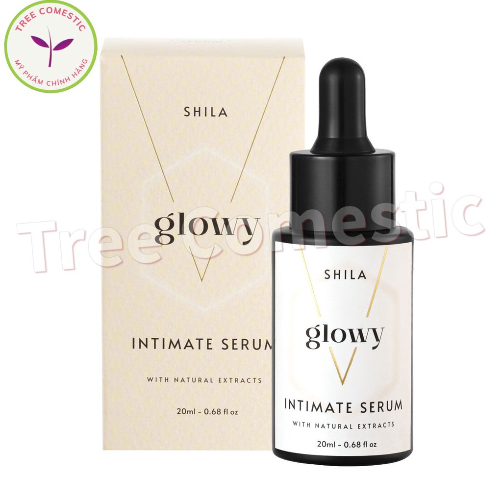 Serum Dưỡng Trắng Căng Mịn Se Khít Vùng Kín Glowy 20ml, Cân Bằng Độ Ph, Khử Mùi, Gia Tăng Cảm Giác