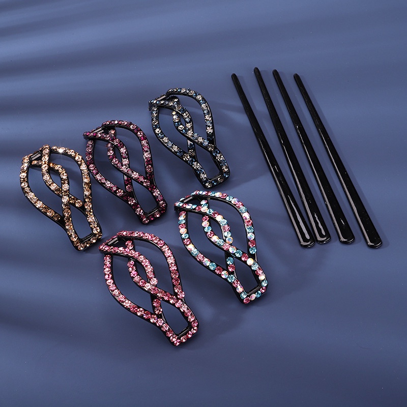 Phụ Kiện Cài Tóc Đính Đá Thời Trang Hàn Quốc