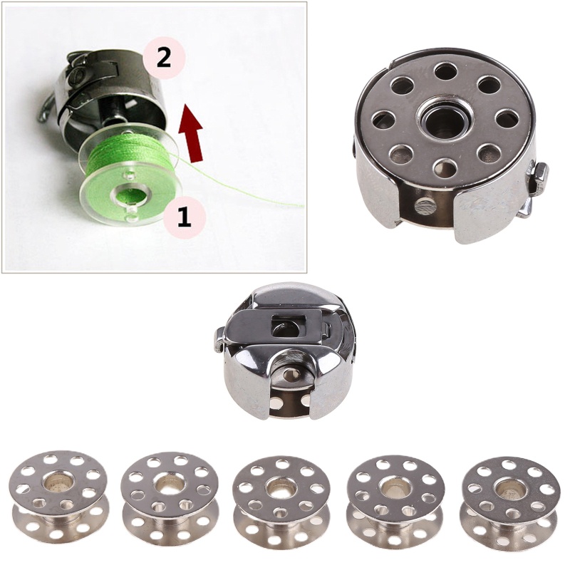 Set 6 món 5 suốt chỉ + 1 hộp suốt chỉ cho máy may công nghiệp chất lượng cao