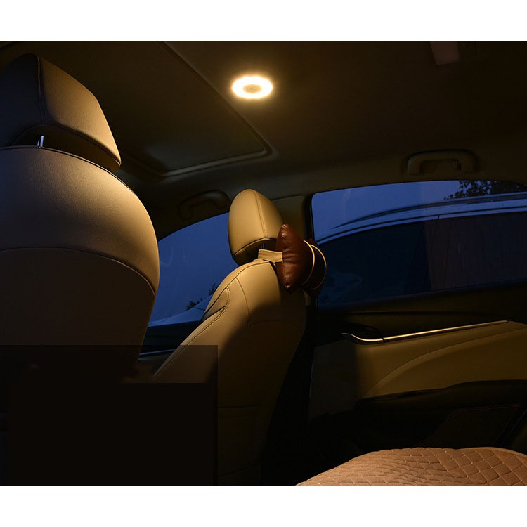 ĐÈN LED DÁN TRẦN XE Ô TÔ, BÀN HỌC, NHÀ VỆ SINH 3 MÀU GIÁ RẺ