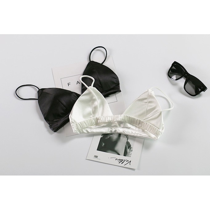 [RẺ VÔ ĐỊCH] Áo bra nữ lụa diện váy áo hở vai nâng ngực không gọng mút mỏng Y46 | BigBuy360 - bigbuy360.vn