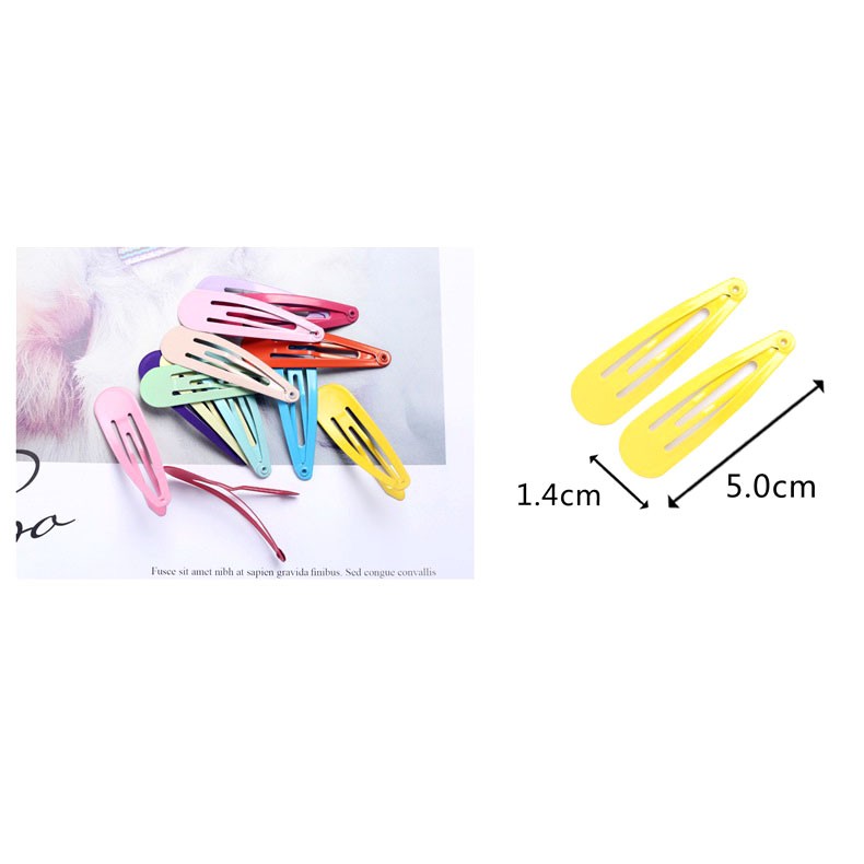 Kẹp tóc bấm 12 màu giá rẻ