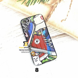 Ốp lưng iPhone 7, iPhone 8 in hình 3D vân Vali nổi