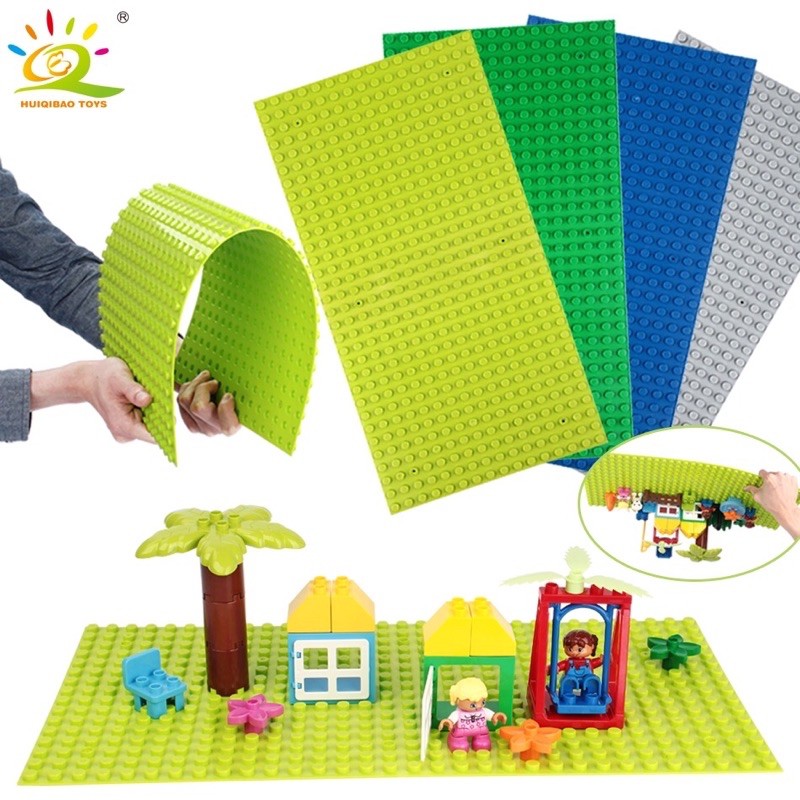 Đế lego duplo , tấm nền base đế lót size duplo 25,5 x 51cm