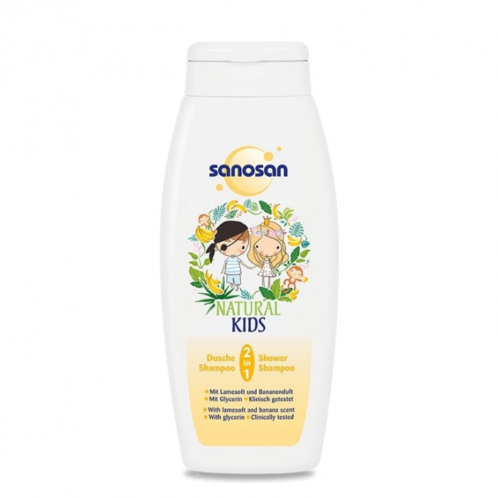 Sữa tắm gội oliu dưỡng ẩm Sanosan Kids&lt;Chính hãng&gt;