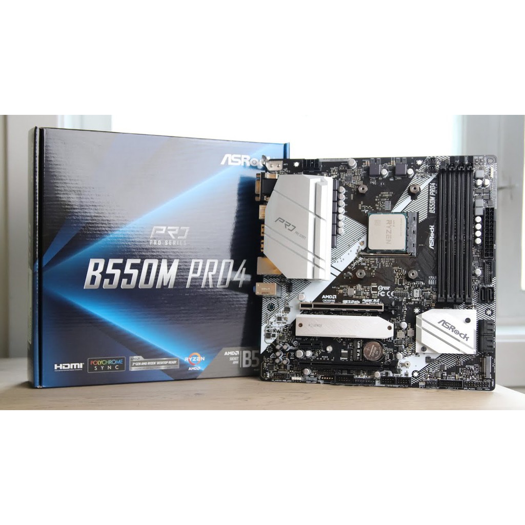 Mainboard B550M Pro4 NewFullbox Rẻ | BigBuy360 - bigbuy360.vn