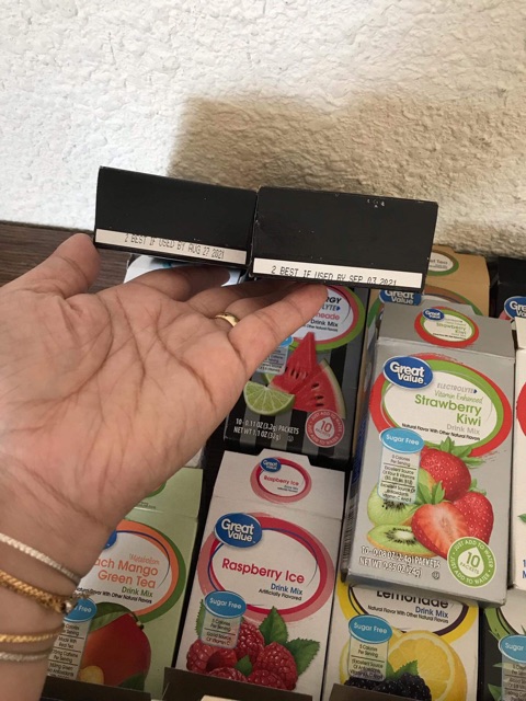 Set 20 gói bột trái cây Great Value của Mỹ