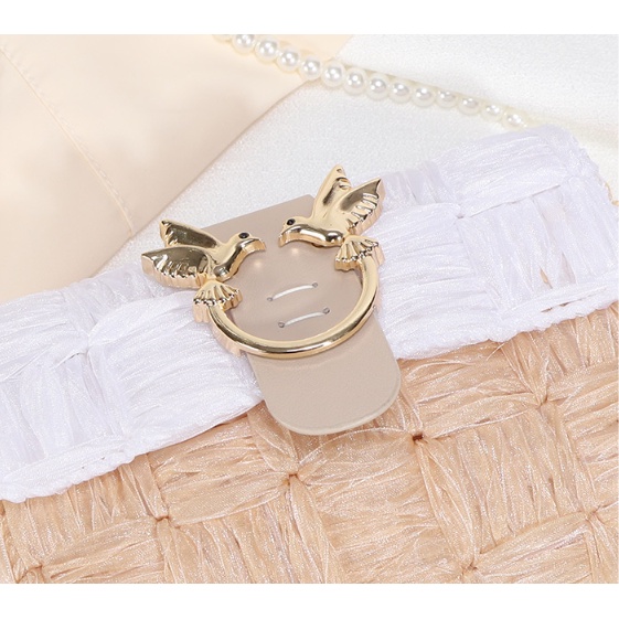 Túi Tự Đan Handmade Ruy Băng_Mác Đôi Chim Câu_ Phụ Kiện Đan Túi [Có video hướng dẫn]