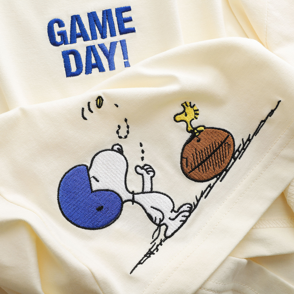 Áo Thun Nam, Áo Phông Nam Cổ Tròn BOUTON In Hình Snoopy, Vải Cotton Co Giãn, Form Regular ATBO0078 160STORE | BigBuy360 - bigbuy360.vn