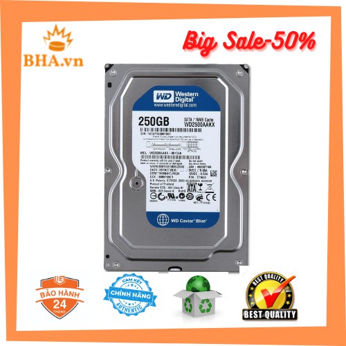 ổ cứng máy tính HDD Western 250gb