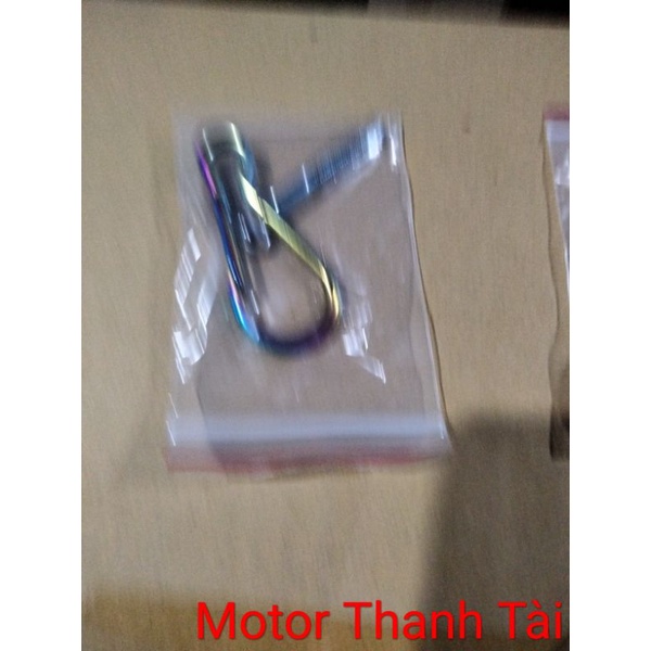 Móc treo đồ ti tan lắp xe máy