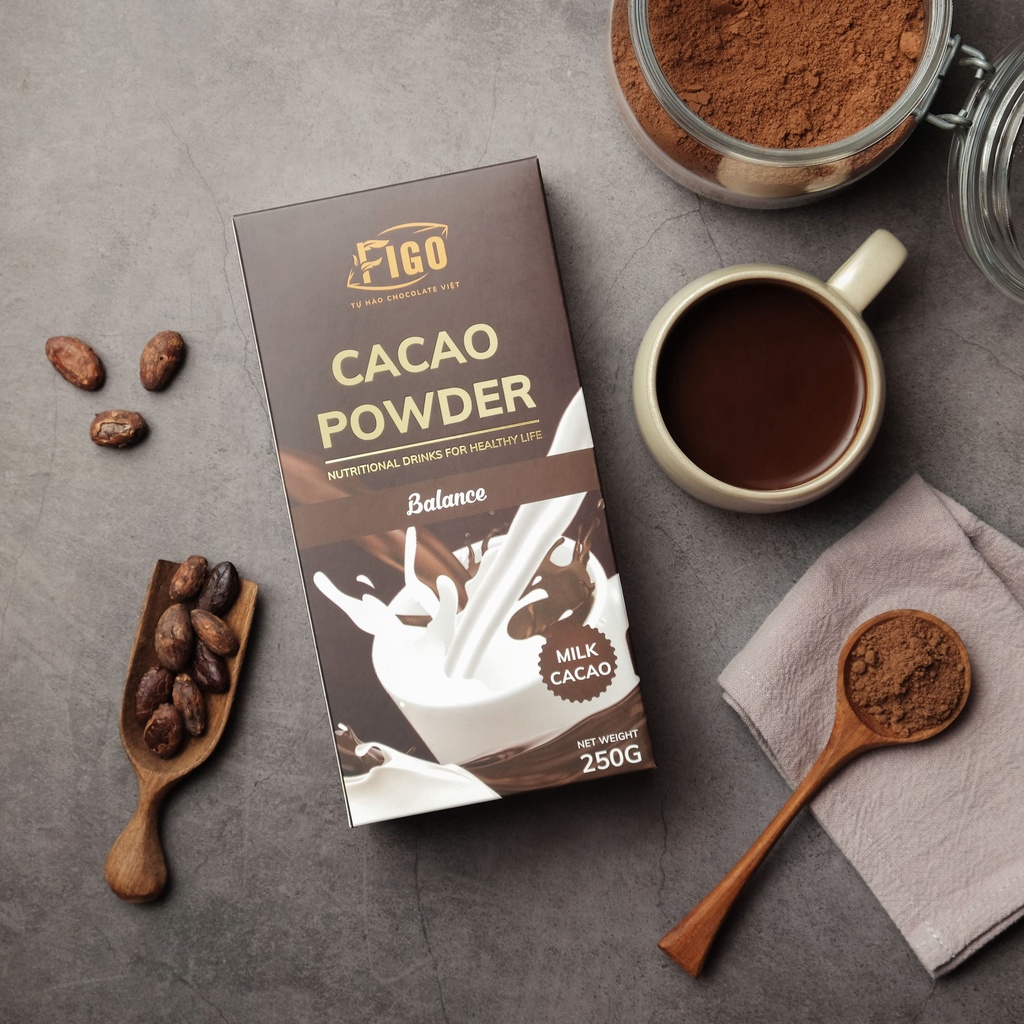 Bột socola 80% cacao ít đường