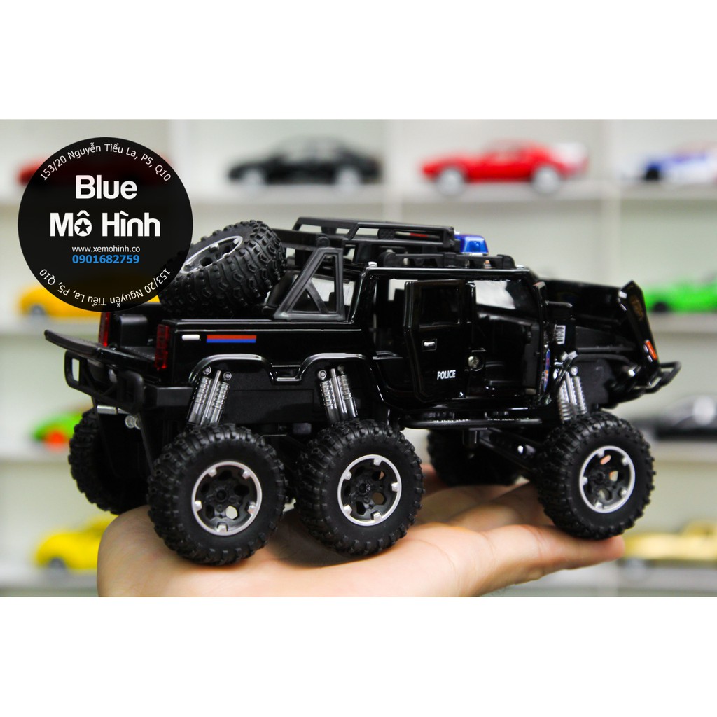 Blue mô hình | Xe cảnh sát mô hình Police Hummer H2 1:32