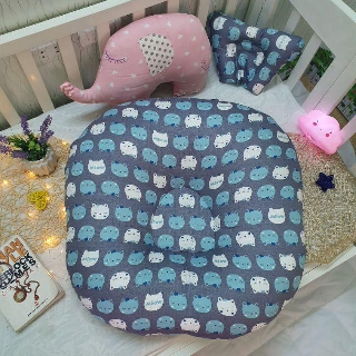 Gối chống trào ngược cho bé(tặng gối lõm chống méo đầu cho bé)