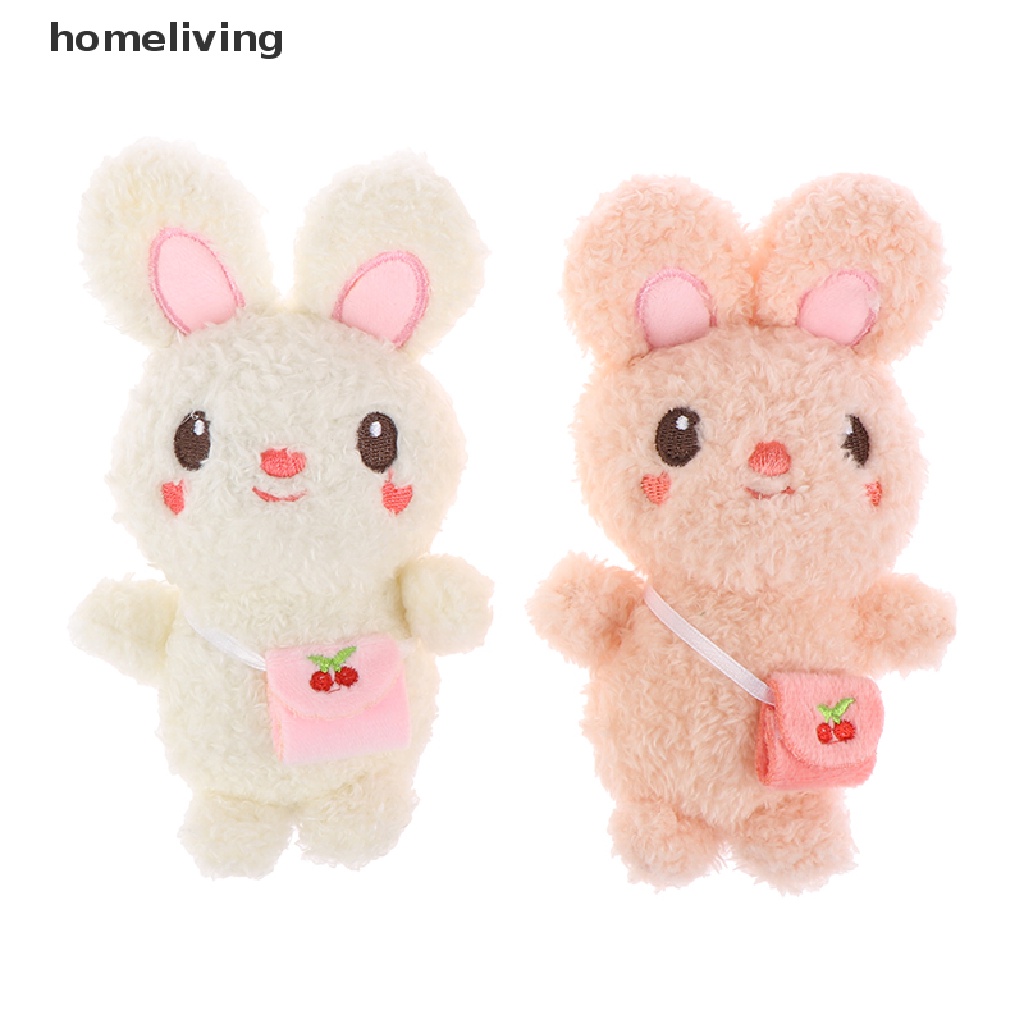 Móc Khóa Thỏ Nhồi Bông 13CM Đáng Yêu